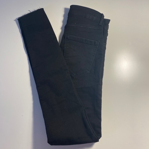 Black Zara Hi-Rise Skinny Jeans - Picture 5 of 8